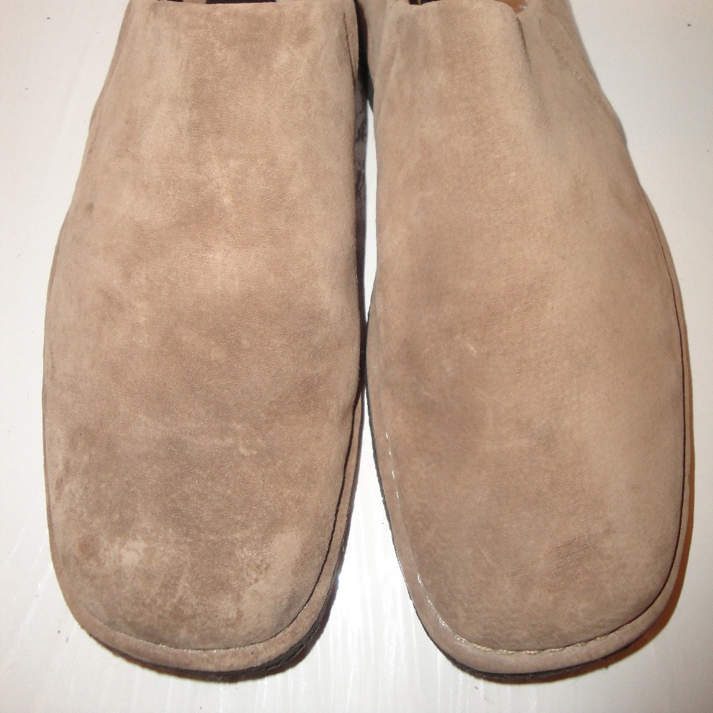 Hush Puppies Tan Suede Loafers